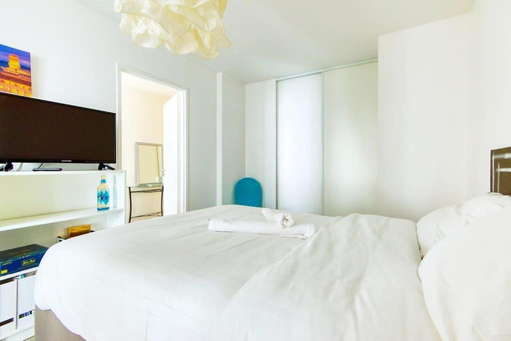Super T2 Climatise Avec Balcon A Pied Plage Catalan 마르세유 외부 사진