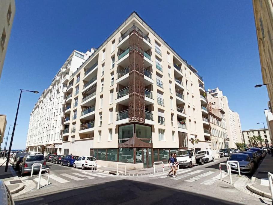 Super T2 Climatise Avec Balcon A Pied Plage Catalan 마르세유 외부 사진